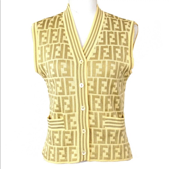 Fendi Jackets & Blazers - FENDI FF Monogamous Zucca Vest, Small